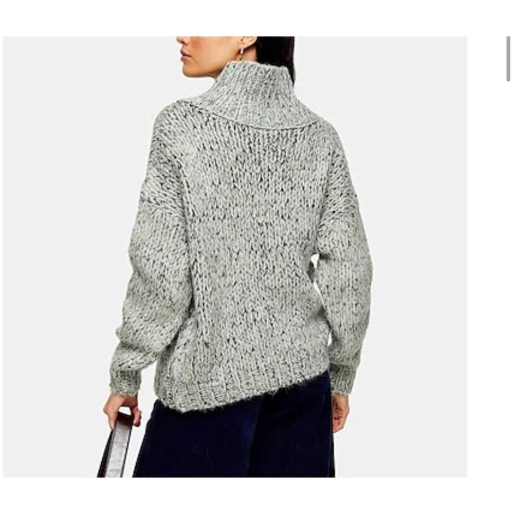 NWT Topshop | Chunky Funnel Neck Sweater - Picture 2 of 9
